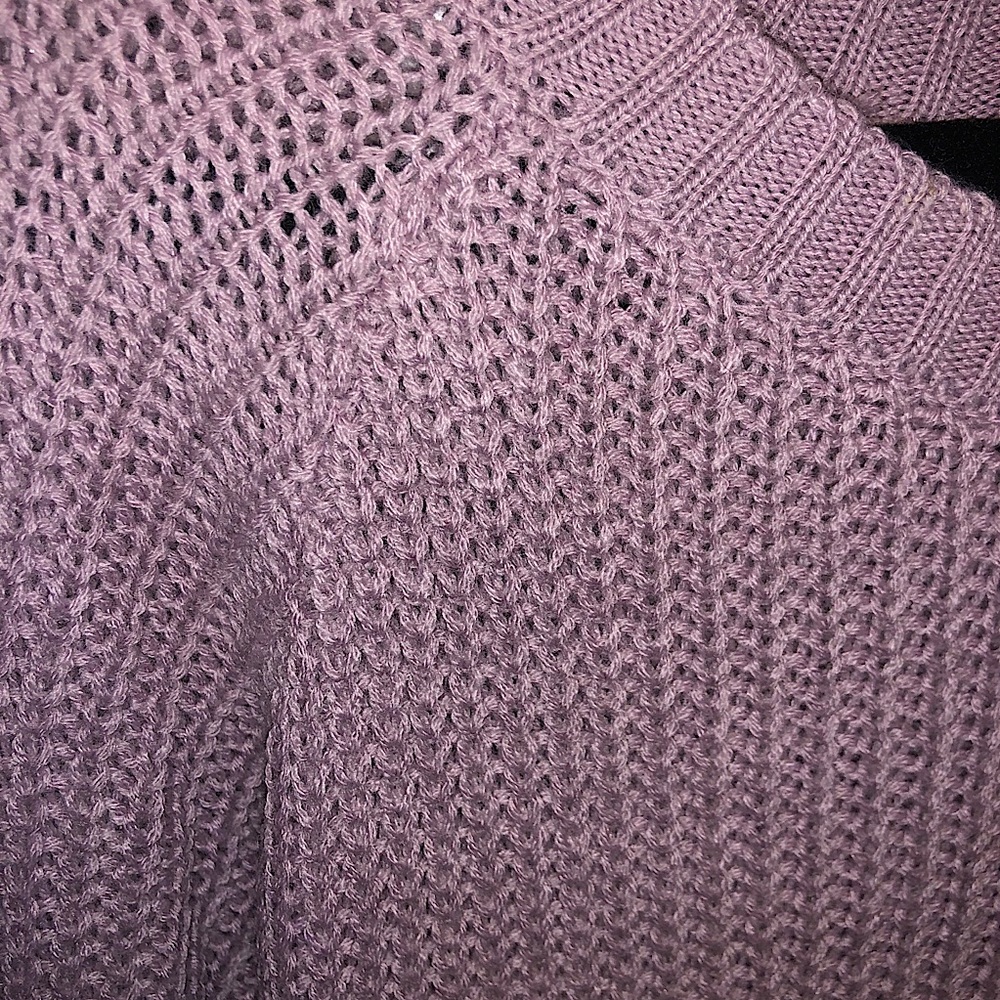 Purple Knit Sweater